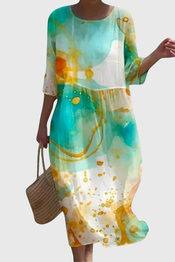 Hayley™ | Stylové květinové maxi šaty