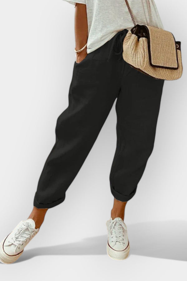 Lehké lněné kalhoty