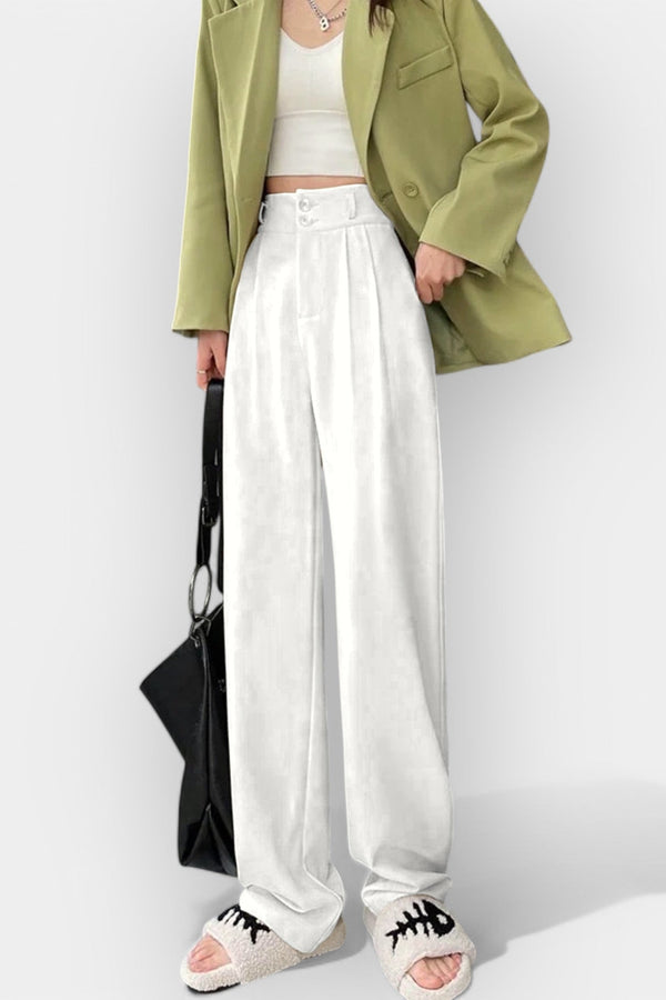 Kalhoty široké nohavice v korejském stylu