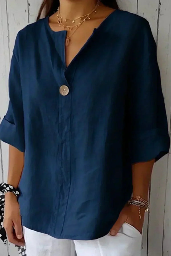 Aubri | Volná halenka s výstřihem do V