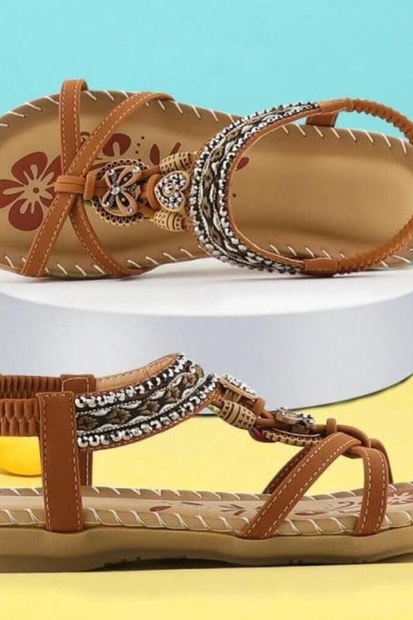 Havana | Sandály s elastickou páskou a měkkou platformou