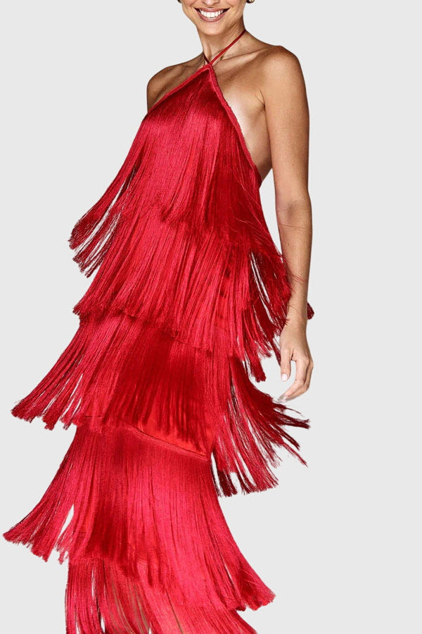 Artiselle™ - Šaty s třásněmi