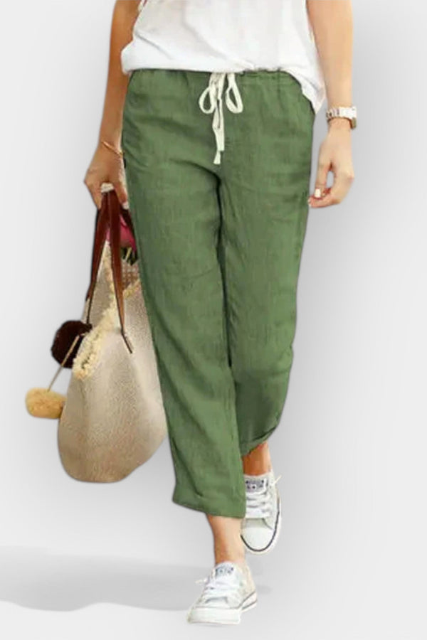 Lehké bavlněné kalhoty