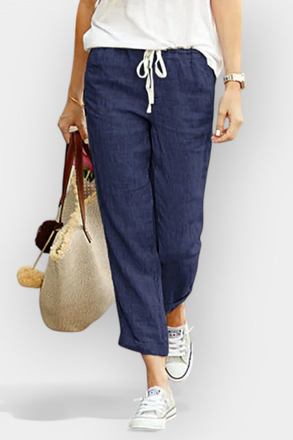 Lehké bavlněné kalhoty