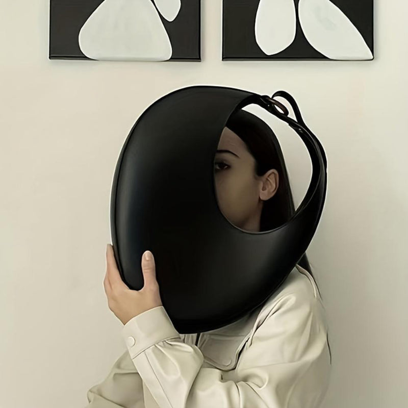 Sophia™ Moderní minimalistická | Elegantní jednobarevná kabelka Hobo