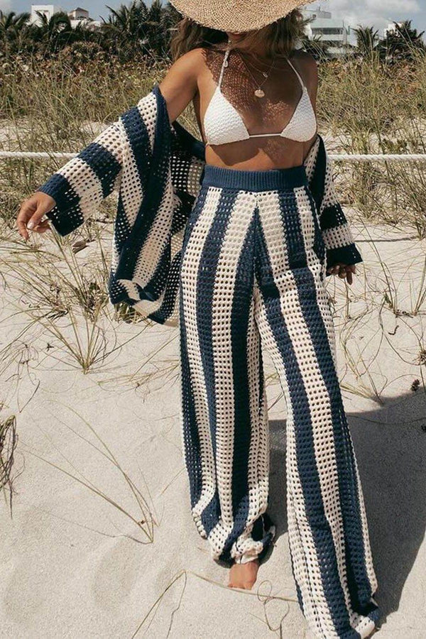 Amelia | Pruhovaný set elegantní a pohodlný