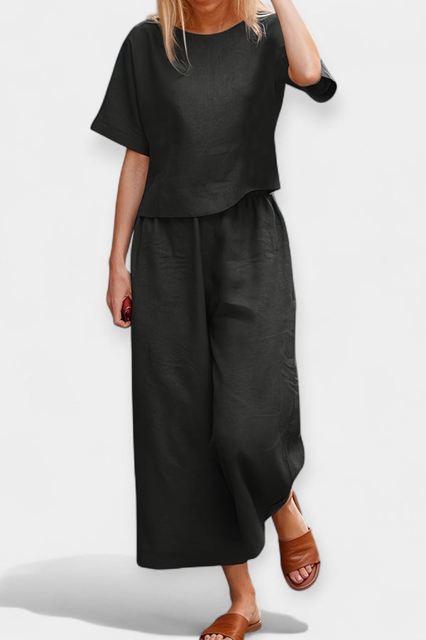 Sada vzdušných kalhot s tričkem s krátkým rukávem