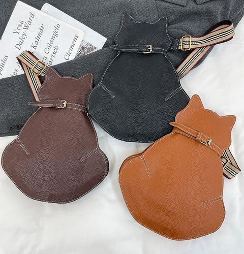 Aria™ přívěsek na popruh | Stylová kabelka přes rameno s motivem kočičky