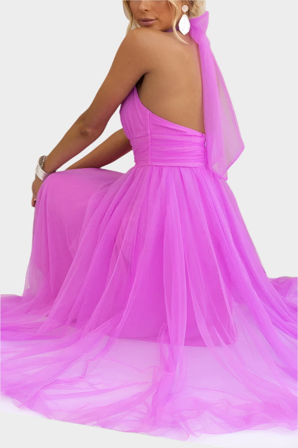 Krajková květinová midi