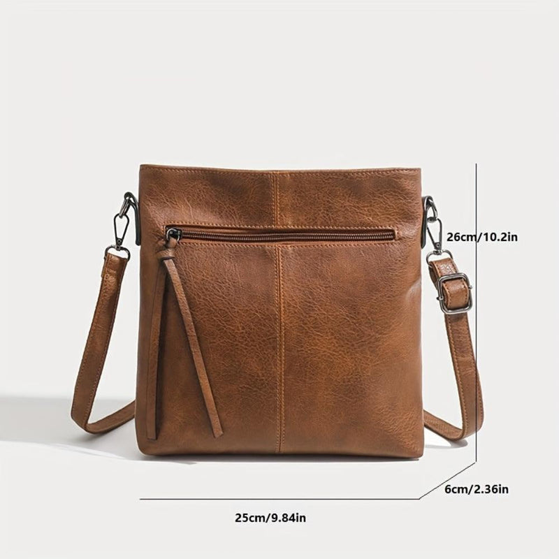 Addison™ Jednoduchá elegance | Retro čtvercová kabelka přes rameno
