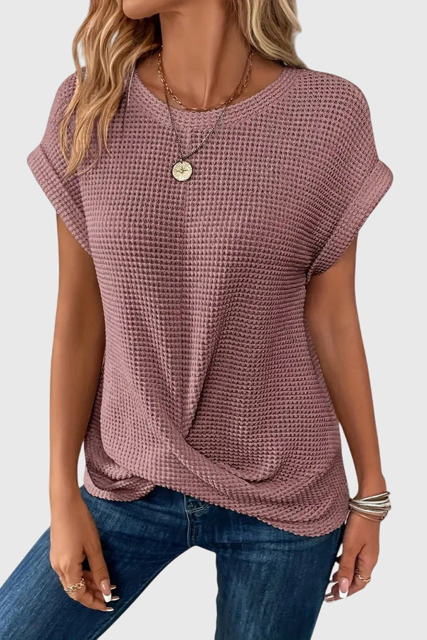 Isa™ | Elegantní halenka s kulatým výstřihem