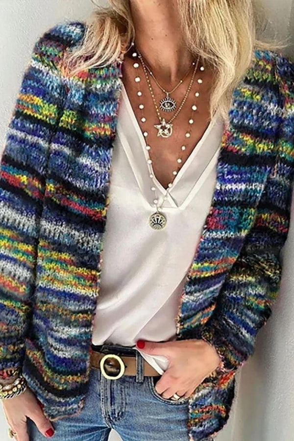 Sarai - Umělý svetr kardigan bunda