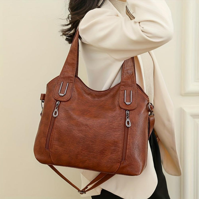 Lily™ Luxe Statement I Retro Tote Ramenní Taška