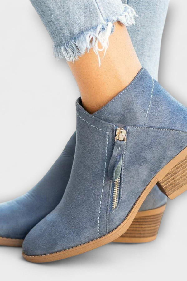 Olivia - Artivole kozačky se širokými podpatky