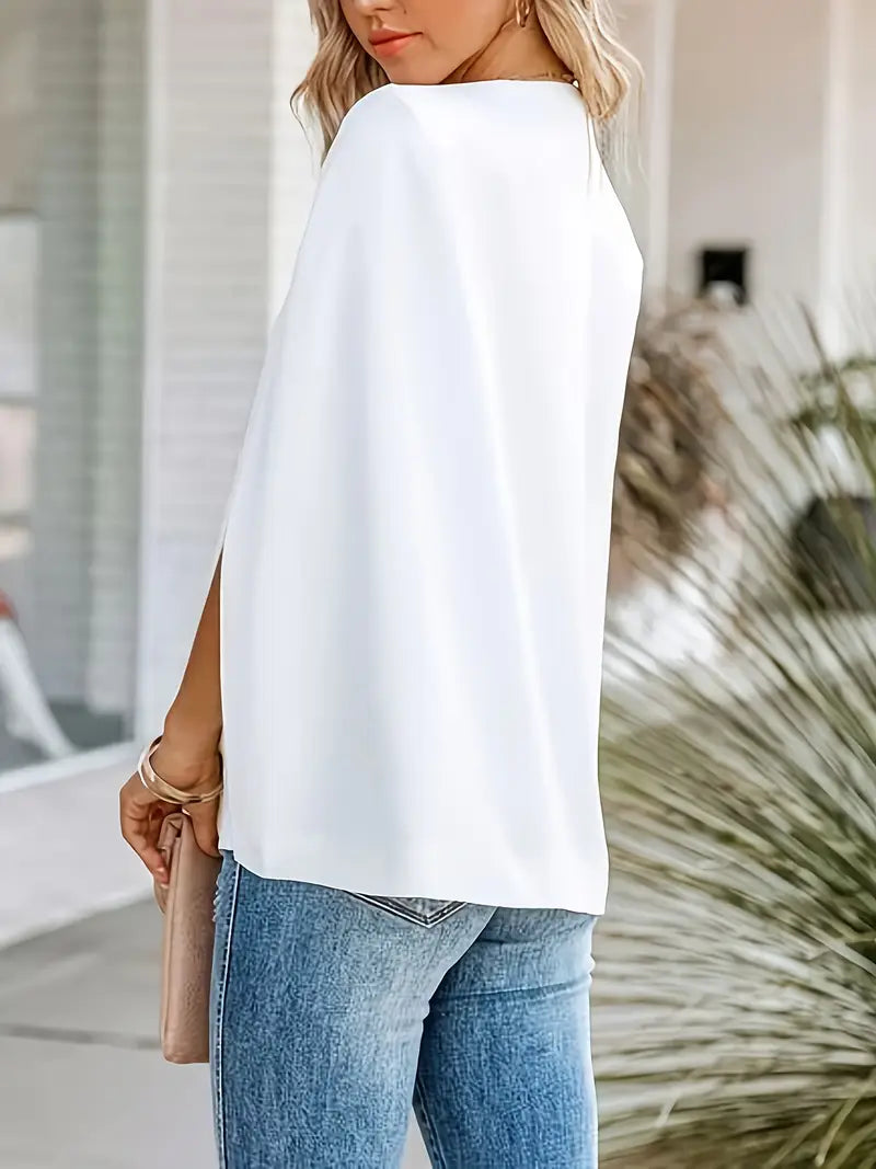 Olivia™ - Elegantní sako s pláštěm a rukávy