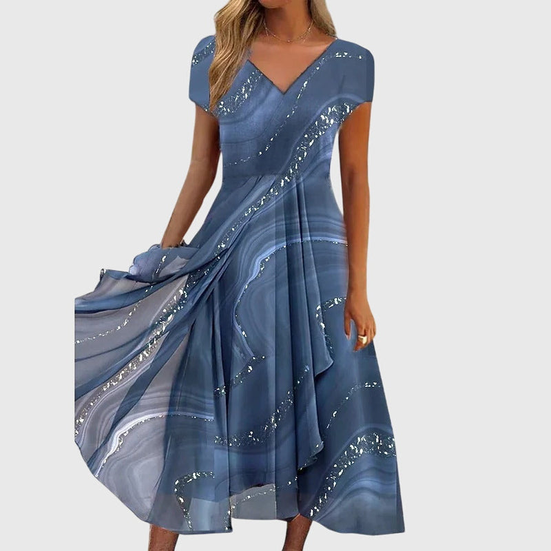 Aubrielle™ | Plynulé midi šaty