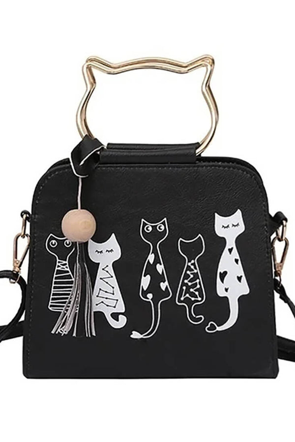 Layla™ - Stylová roztomilá kabelka s kočičím motivem