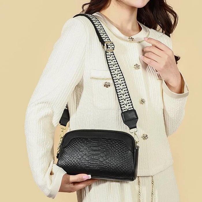 Olivia™ Elegantní Půvab | Mini kabelka přes rameno s krokodýlím vzorem