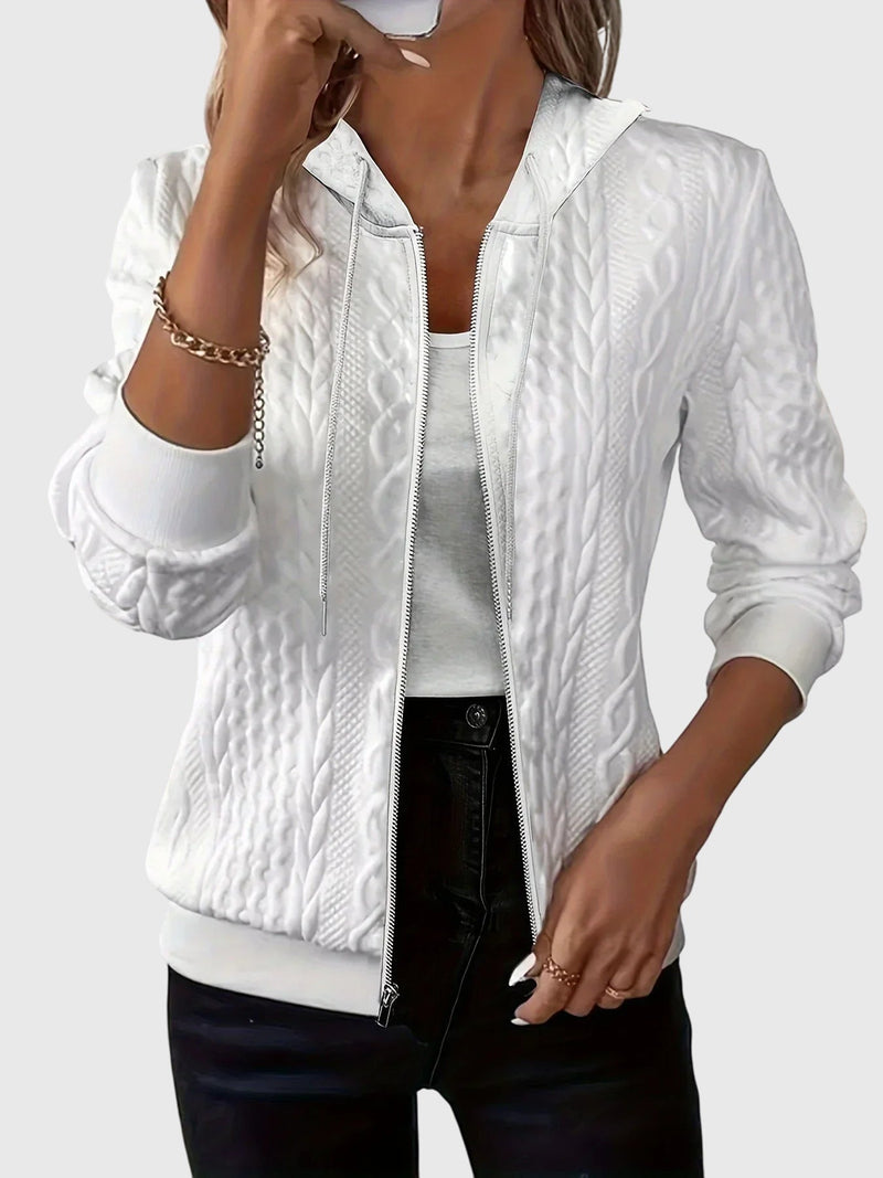 Lena™ - Mikina s kapucí a zipem