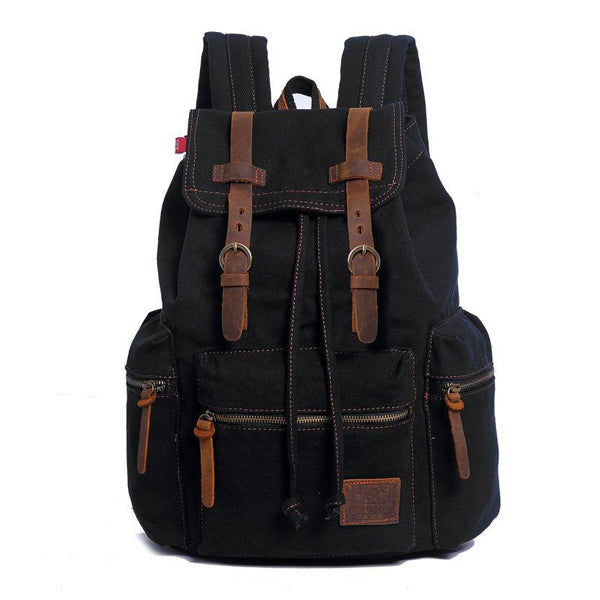 Jackson™ - Vintage batoh s vícenásobnými kapsami a klopou