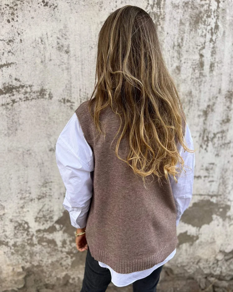 Rianna | Pletená vesta svetr