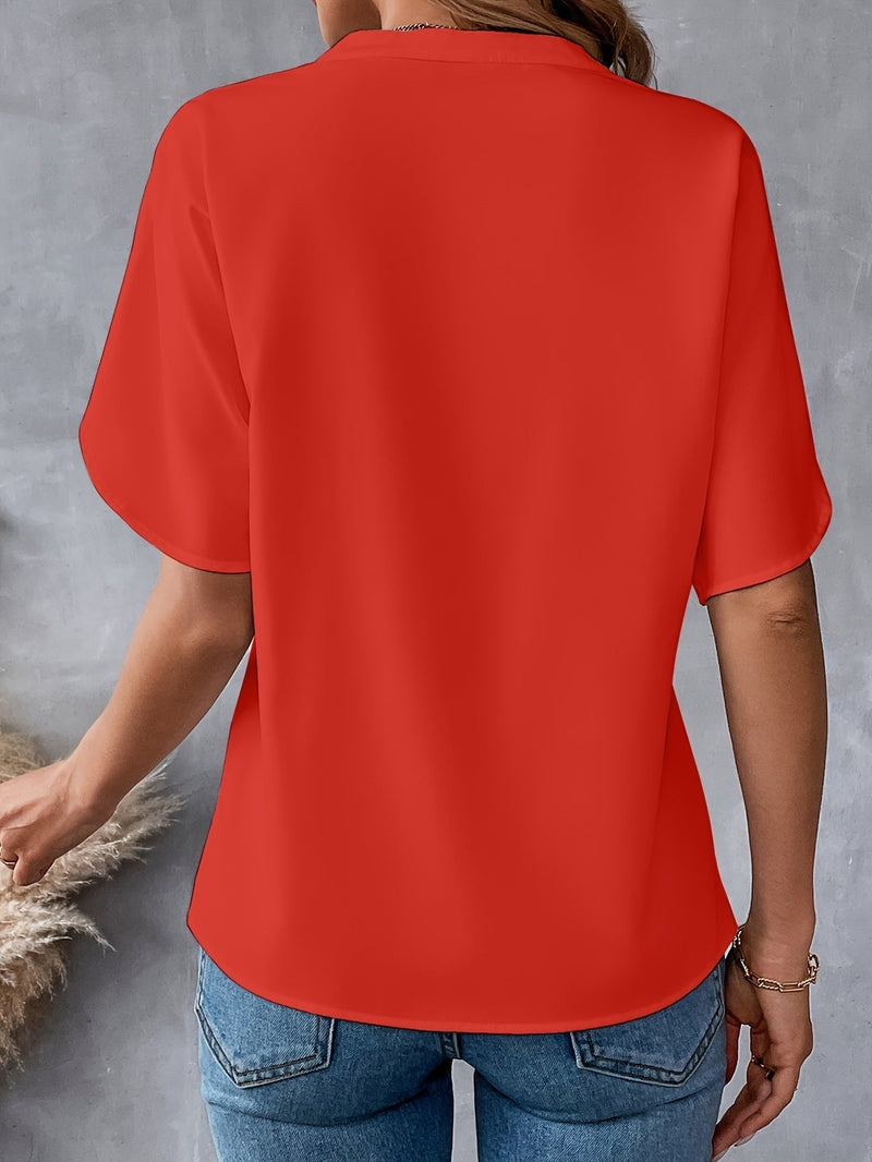 Lexa | Volně střižená halenka s výstřihem do V