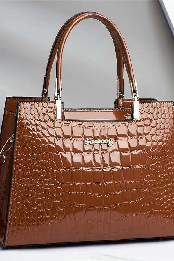 Brooklyn™ Shine | Luxusní taška s krokodýlím vzorem