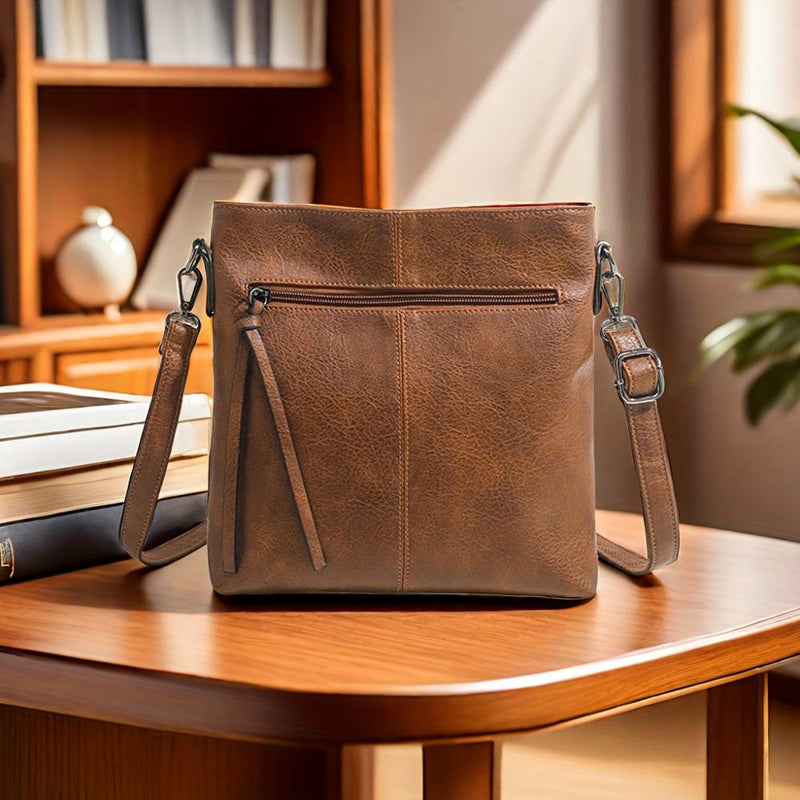 Addison™ Jednoduchá elegance | Retro čtvercová kabelka přes rameno