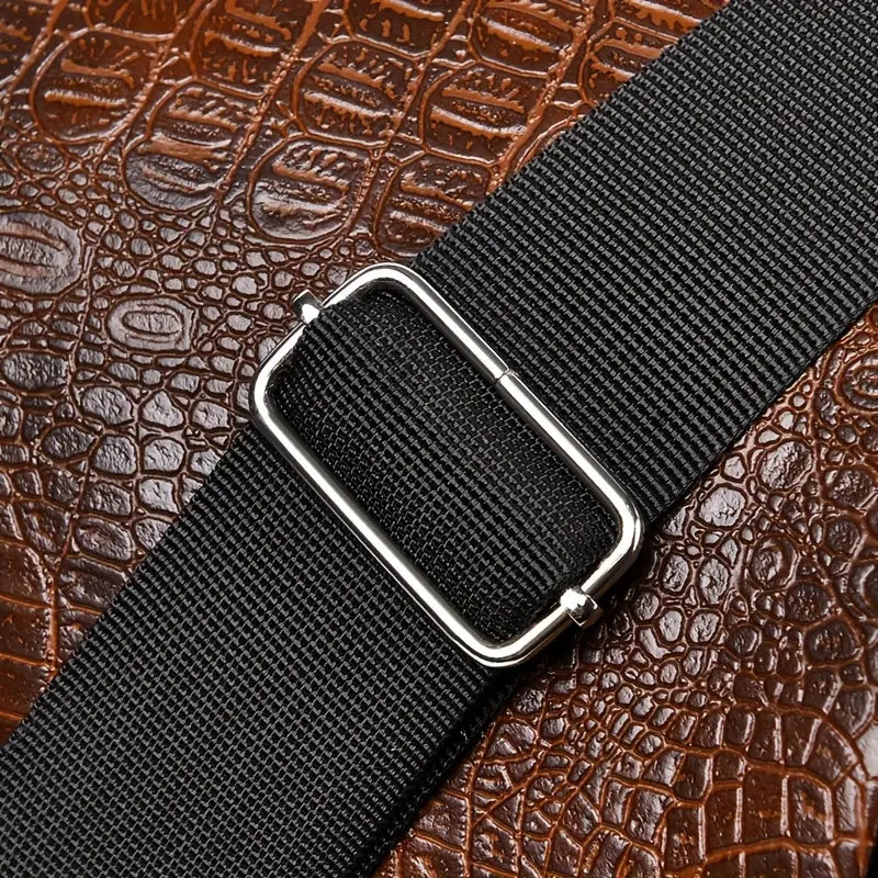 Lucas™ - Vintage vzor krokodýlí kůže cestovní taška