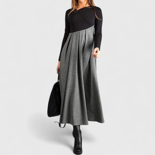 Janet | Elegantní maxi šaty s dlouhým rukávem