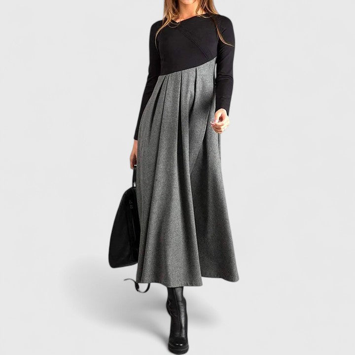 Janet | Elegantní maxi šaty s dlouhým rukávem