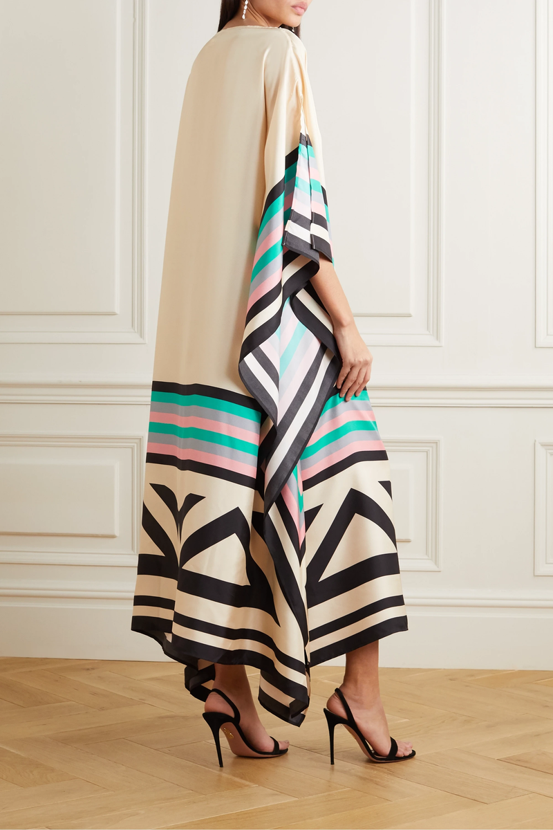 Rilinda | Elegantní kaftan s geometrickým potiskem