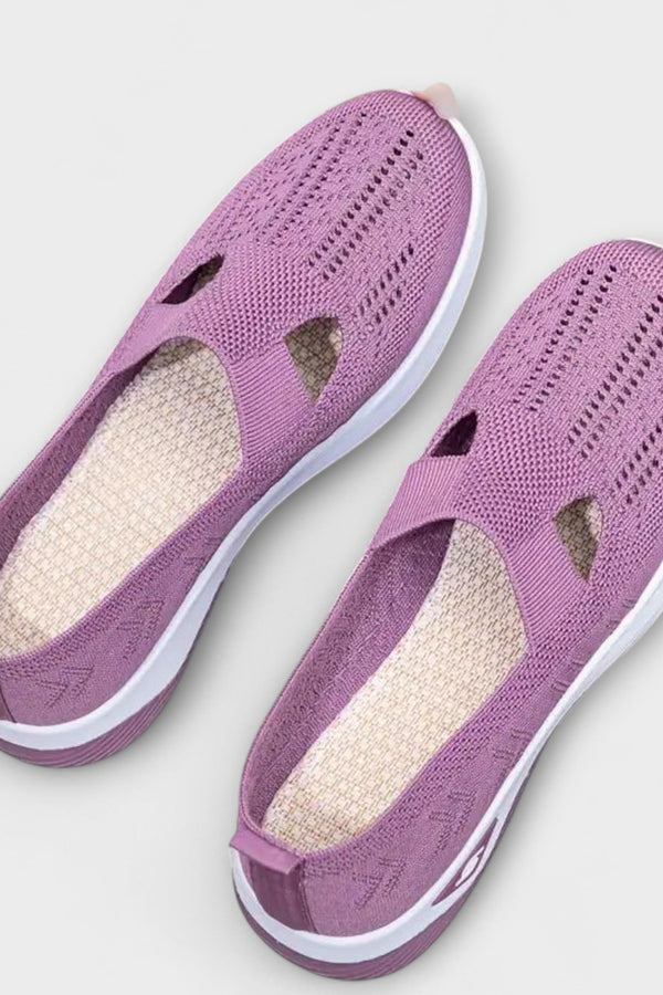 Martha - Pohodlné ortopedické boty v fialové barvě