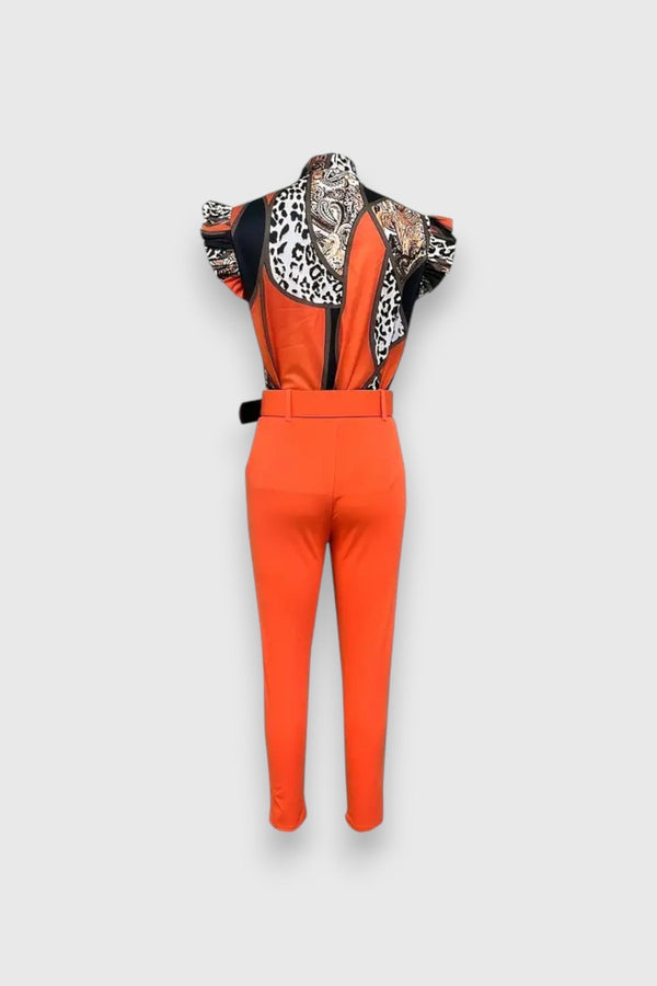 Dvoudílná sada s moderním leopardím vzorem