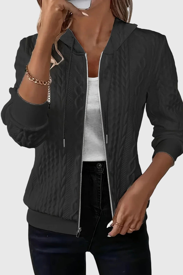 Lena™ - Mikina s kapucí a zipem