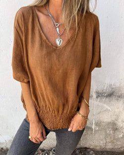 LENNOX – TRIČKO S ÚZKÝM VÝSTŘIHEM DO V NECK