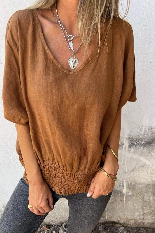 LENNOX – TRIČKO S ÚZKÝM VÝSTŘIHEM DO V NECK