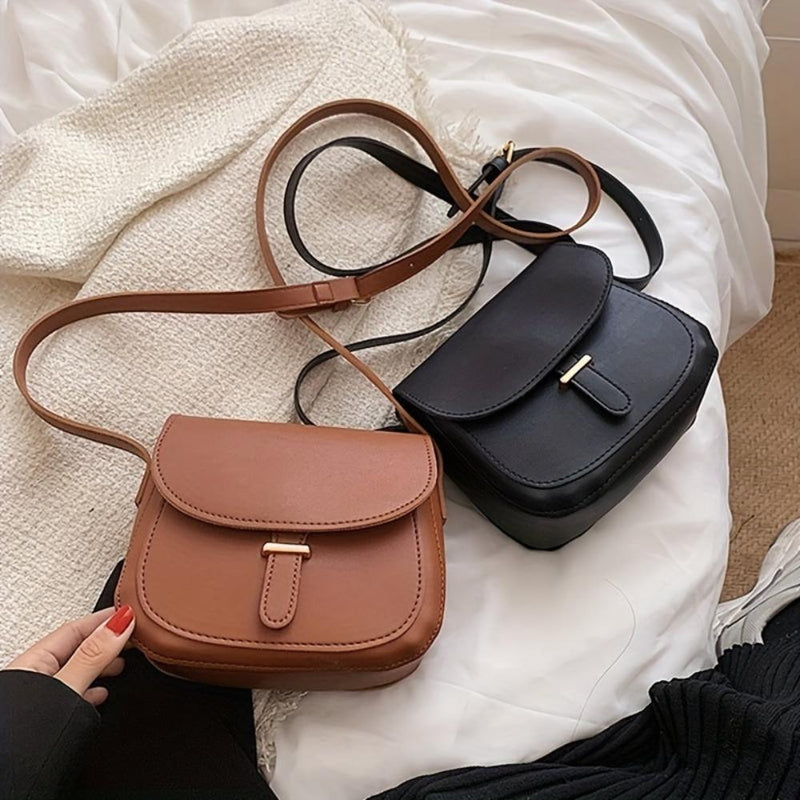 Aria™ Retro Grace | Elegantní sedlová crossbody taška