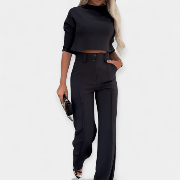 Crop top a kalhotový set