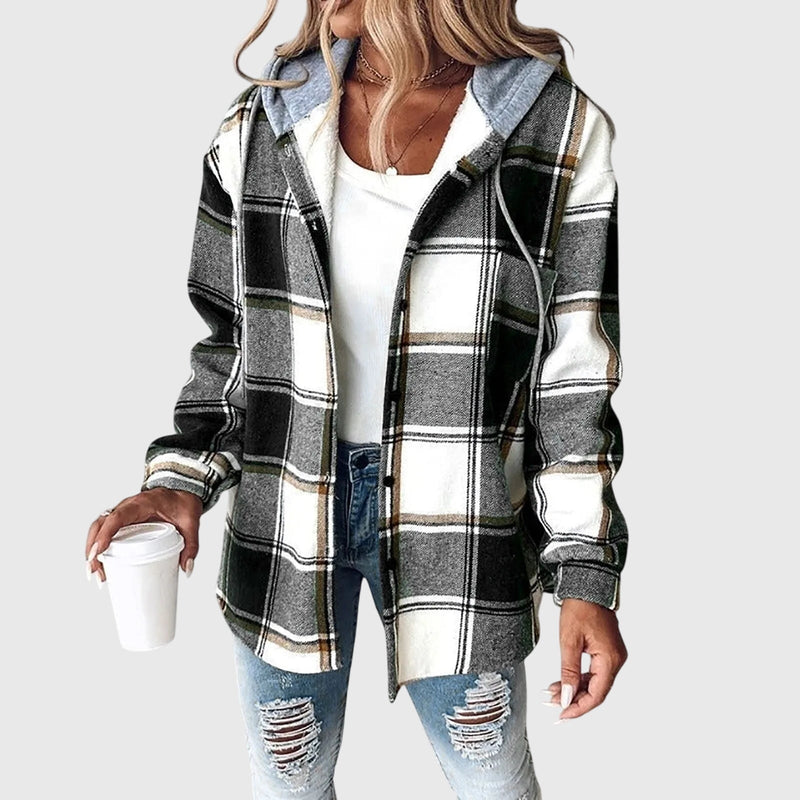 Martina™ | Dámská bunda s knoflíkovou légou z síťoviny