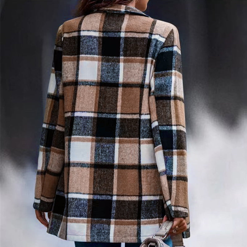 Avery™ - Vintage kostkované sako