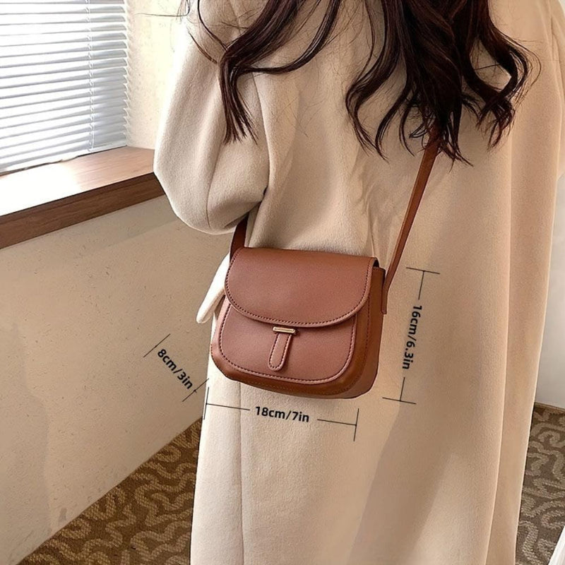 Aria™ Retro Grace | Elegantní sedlová crossbody taška