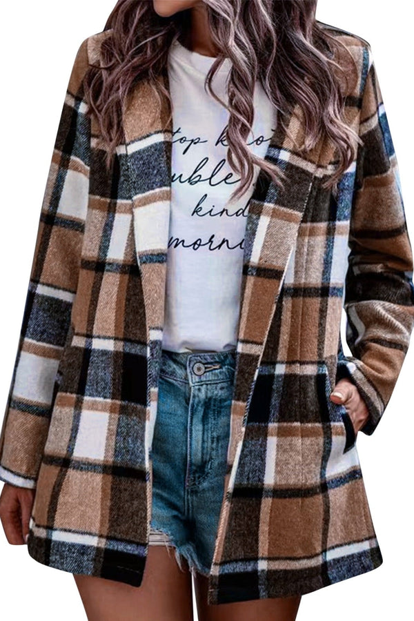 Avery™ - Vintage kostkované sako