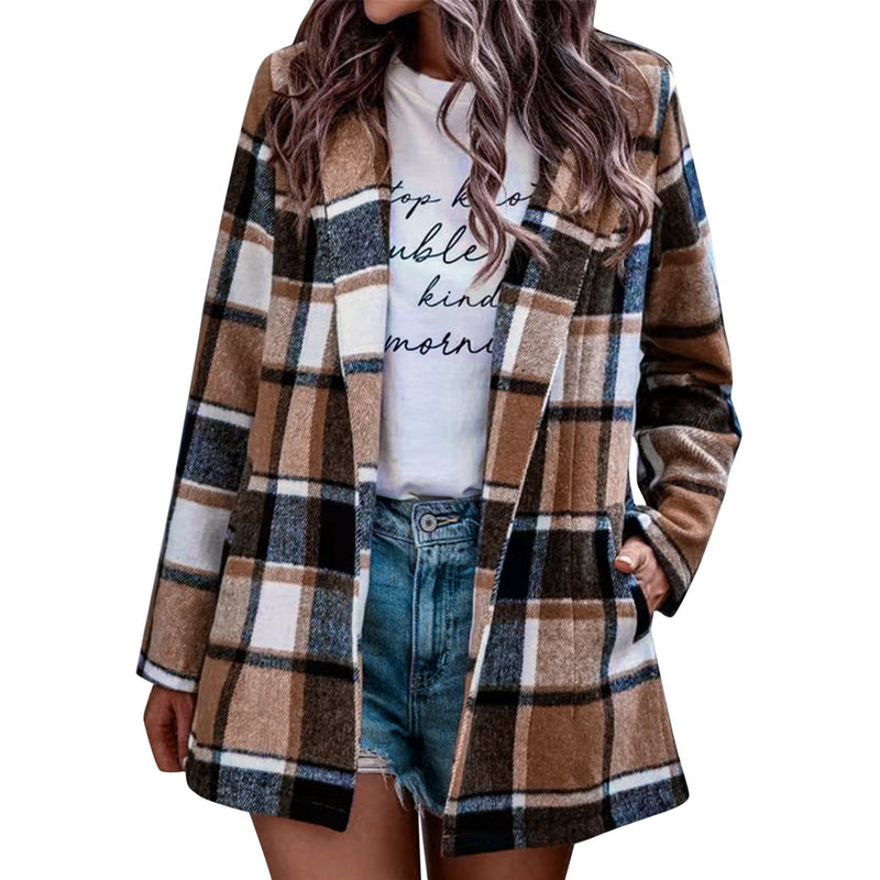 Avery™ - Vintage kostkované sako