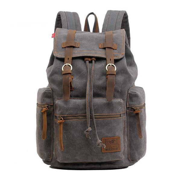 Jackson™ - Vintage batoh s vícenásobnými kapsami a klopou