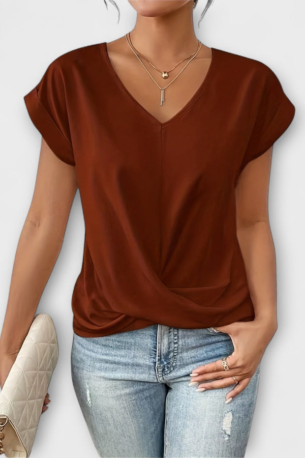 Carlinda | Elegantní top s výstřihem do V