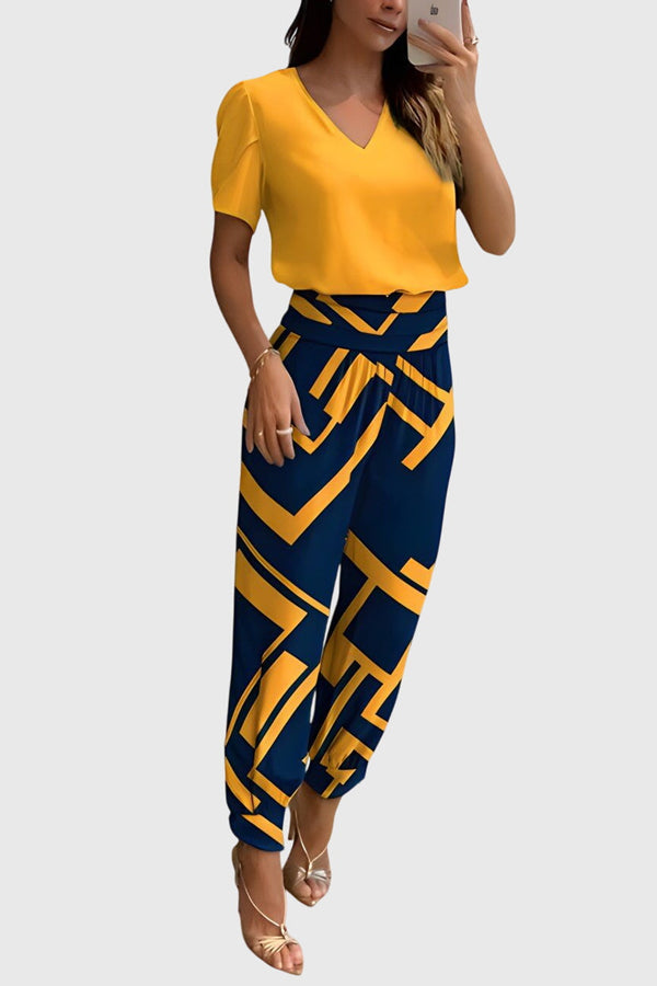Jennifer™ | Stylová halenka a kalhotový set