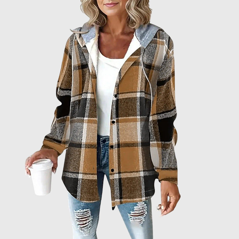 Martina™ | Dámská bunda s knoflíkovou légou z síťoviny
