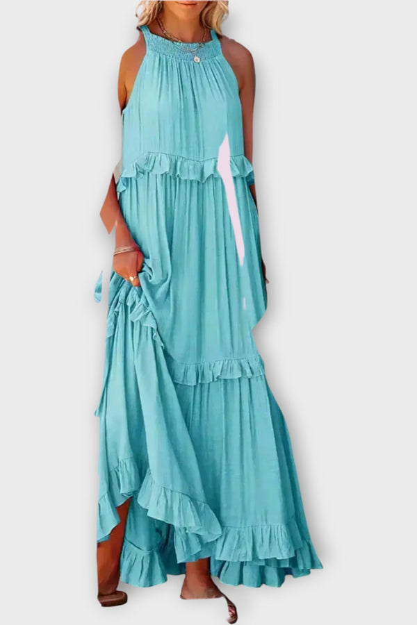 Šaty s tenkými ramínky a elegantní linií