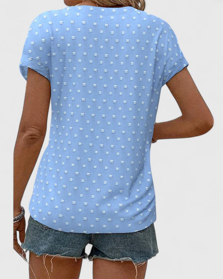 Miles | Pohodlné tričko s výstřihem do V